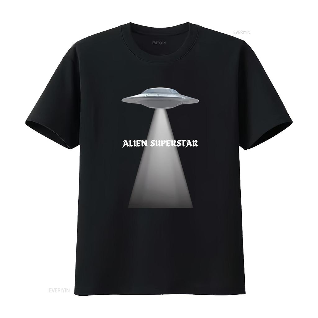 Футболка Alien Superstar 2023 Beyonce Renaissance Tour Мерч НЛО винтажная Стиранная Слегка Универсальная с принтом Стильная мужская