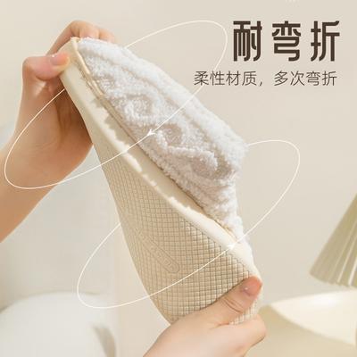 Послеродовые тапочки для дома весна-осень, хлопковые тапочки, женские новые, для дома, теплые, нескользящие, с начесом из шерсти, хлопковые шлепанцы, мужские