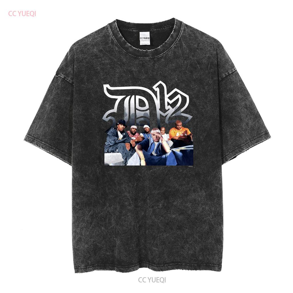Vintage Eminem D12 Slim Shady Rap T Shirt 2001 Tour My Band 90s Mens Sz L vintage Washed Soft Unisex Comfortable fashion
