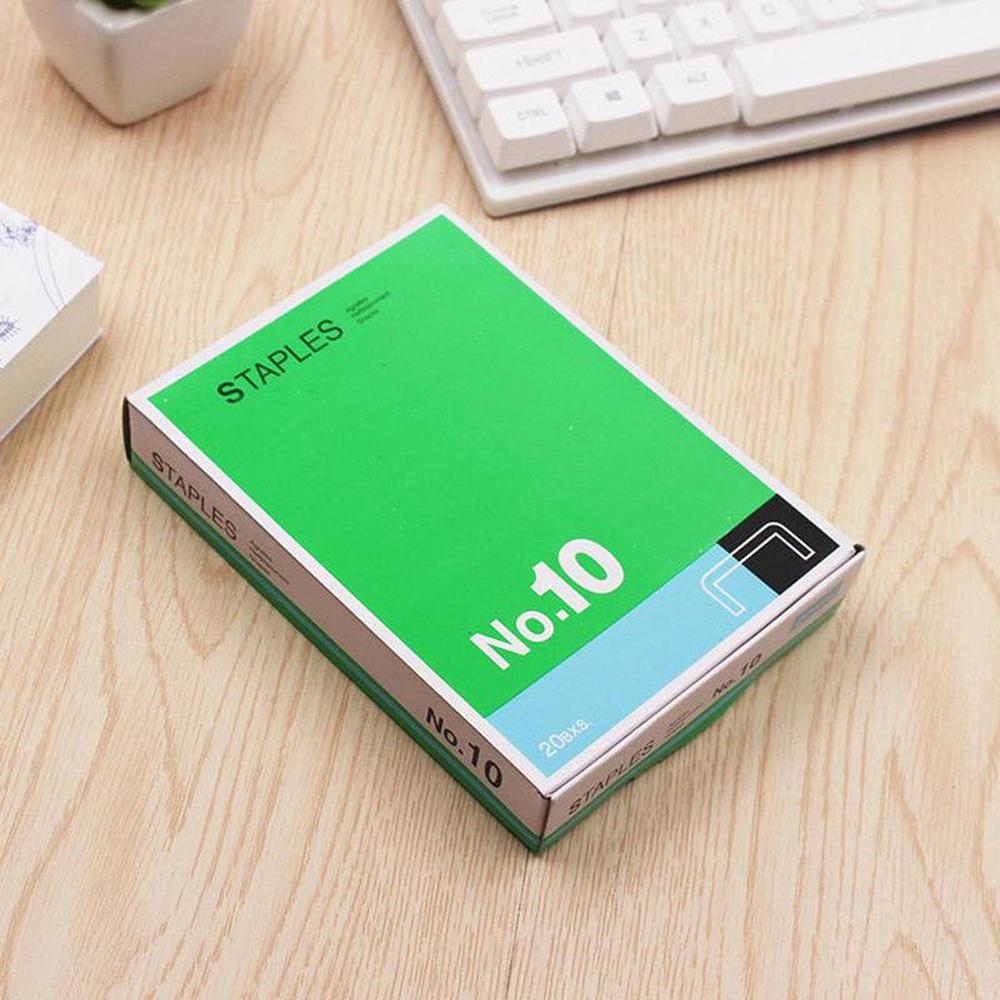 Stationary 1000Pcs/Box For Stapler No.10-1M Mini Staple Metal Staples Staples No.10 Binding Stapler