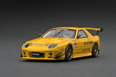 Ignition model 1/43 Mazda RX-7 (FC3S) RE Amemiya Желтый