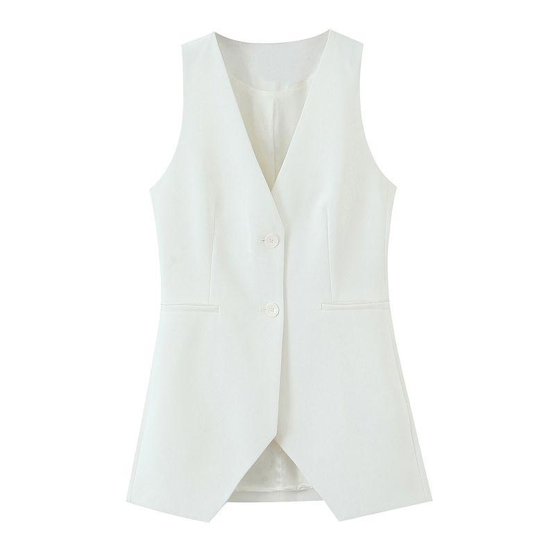 Kaslead New Women clothes Western Style Slim fit Simple Vest Casual Trousers 3437198 3436198