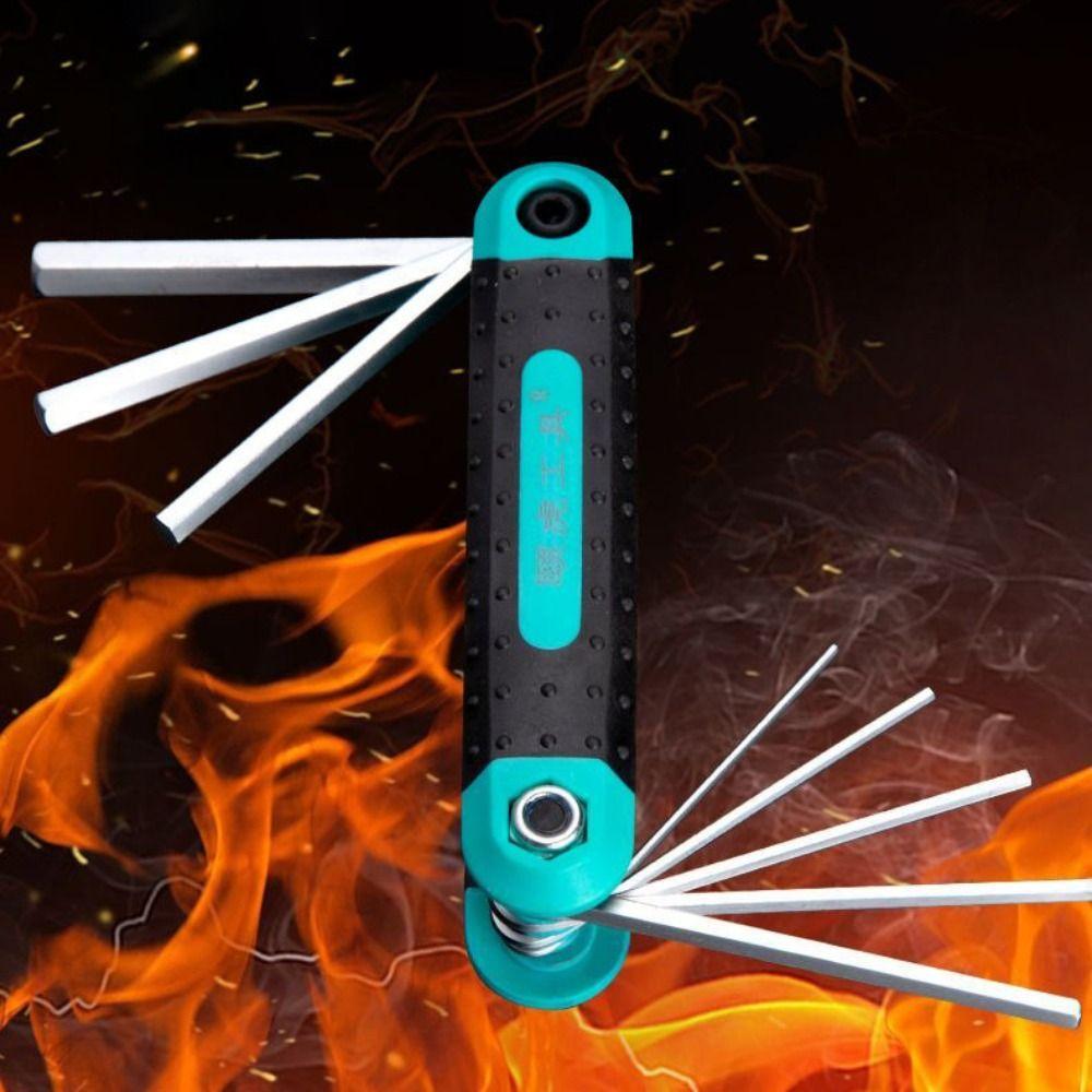 Складной набор шестигранных ключей Многофункциональный набор шестигранных ключей Новый шестигранный торцевой ключ Бытовой ремонт