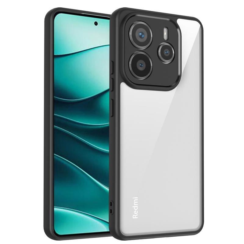 Высококачественный прозрачный акриловый чехол для задней панели Xiaomi Redmi iPhone Samsung для Redmi Note 14 13 Pro 12 11 10 14C 13C 12C A4 A3 A2 чехол из силикона TPU