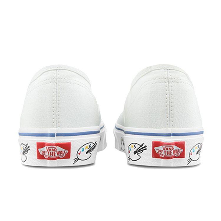 Vans Оригинальная серия Забавный принт Повседневные низкие кеды для скейтбординга Унисекс кроссовки Белый VN0A348A40N