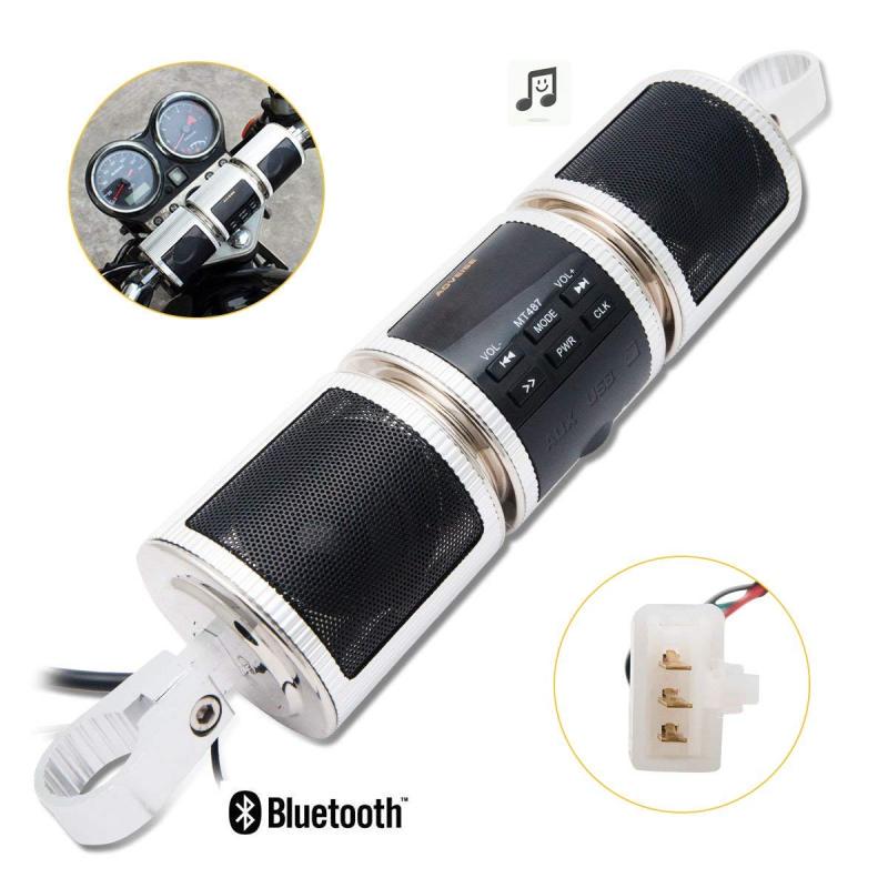 12 В мотоцикл Bluetooth аудио радио звуковая система стерео колонки MP3 USB для Honda Kawasaki