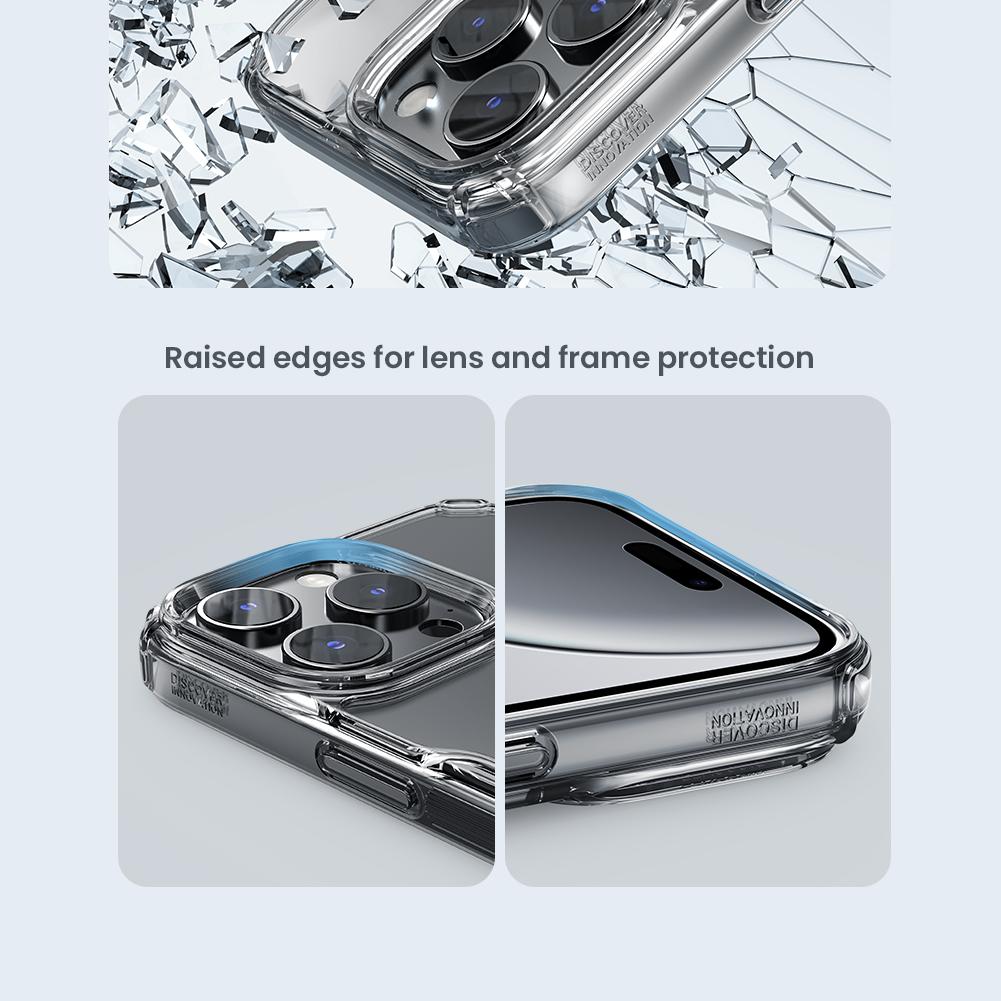NILLKIN Для iPhone 16 Pro Max чехол для телефона Nature TPU Pro Magnetic Back Cover Slim Silicone Case