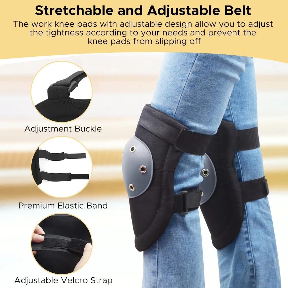 1 пара наколенников для мужчин, напольных работ, прочные строительные наколенники, профессиональные наколенники для полов, садоводства, строительства