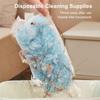 22pcs Disposable Dust Magnet Dusters Set, Fluffy Dusters with 1 Long Handle + 1 Short Handle+ 20 Duster Refills