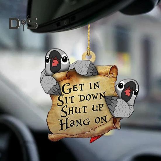 Креативная серия животных, акриловая подвеска для автомобиля, сова, птица, слон, подвеска для автомобиля, подвесное украшение, аксессуары для рюкзака