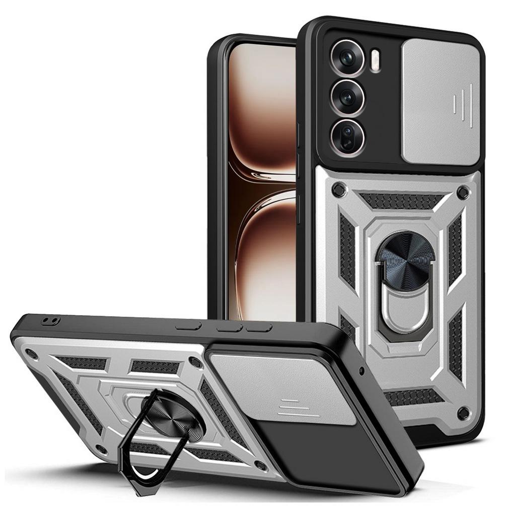 Военный защитный чехол для камеры с держателем Armor для OPPO Reno 12 11F 11 10 Pro 10 8T 8 7 Pro 7Z 6 6Z 5 Find X5 Lite Ring Stand противоударный защитный чехол