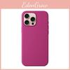 For Iphone16 Pro Solid Color Magnetic Silicone Phone Protective Case With Logo