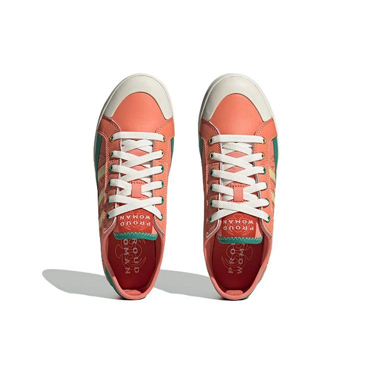 adidas Кеды Neo City Canvas Легкие Прочные Нескользящие Низкие Женские Кроссовки Оранжевый Желтый Зеленый HQ6934