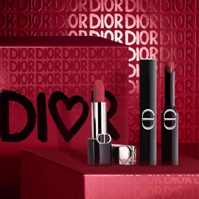 Dior Набор из двух помад: Помада #720 Сандаловое дерево Naked 3,5 г + Помада #390 Янтарный черный чай 2,2 г