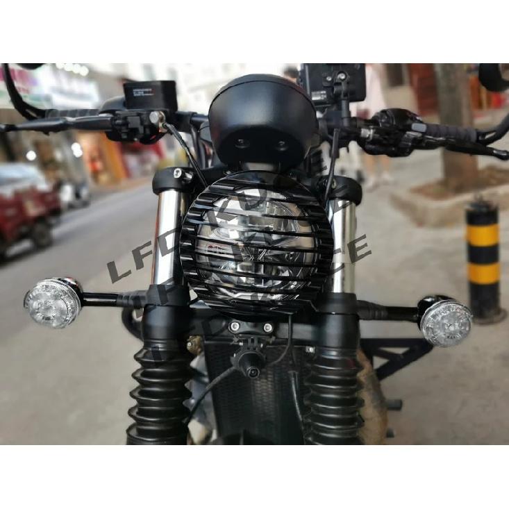 Black Shallow Cut Headlight Grill Cover For Triumph Bobber black 2017-2025 Model