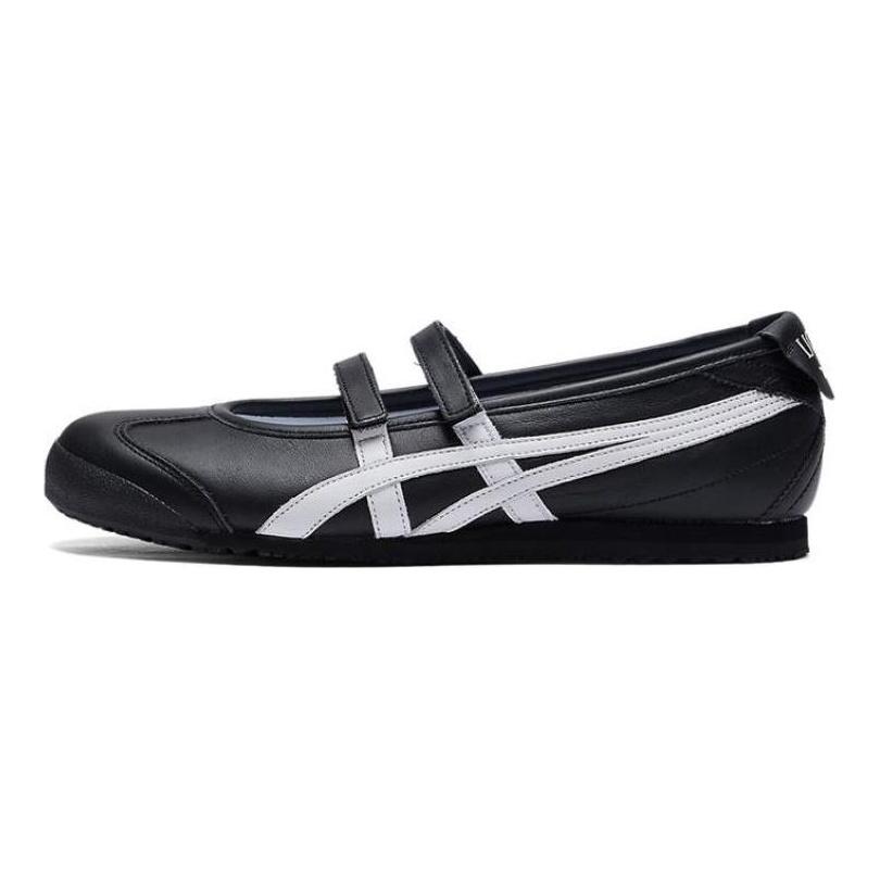 Patou x Onitsuka Tiger MEXICO 66 Туфли-балетки на плоской подошве Женские Черно-белые 1183C379-002