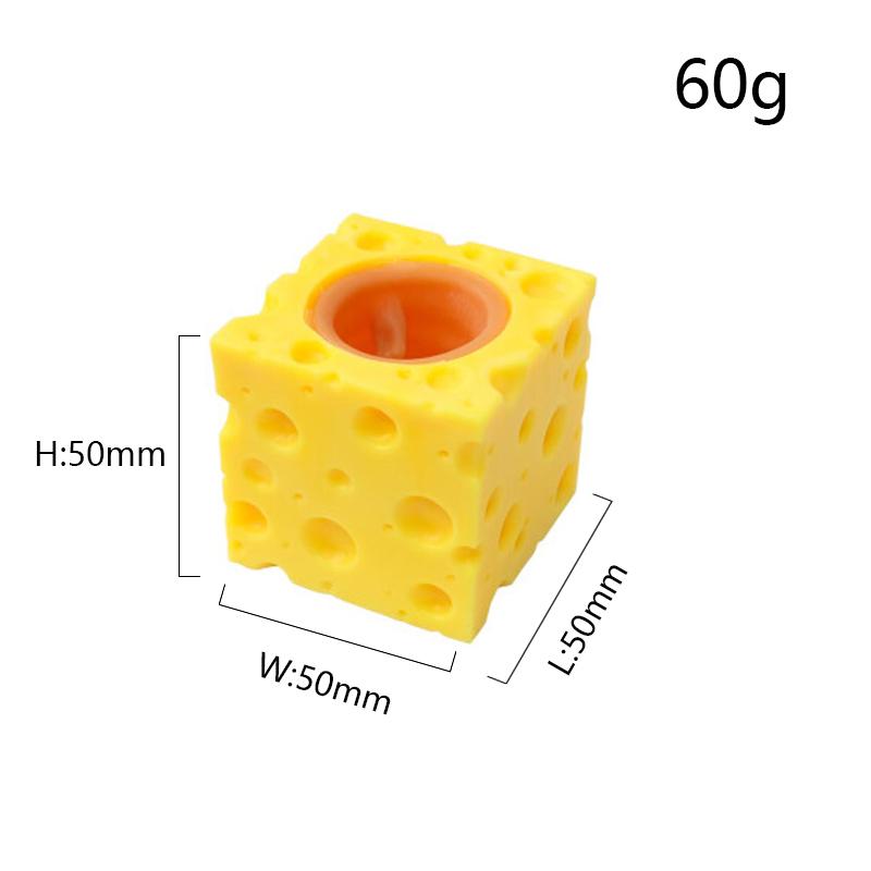 Забавные мягкие фиджет-игрушки Выскакивающая мышь с сыром Чашка Сжимаемые игрушки для снятия стресса Тревога Напряжение Сенсорный подарок Приз на вечеринку Классный приз для детей