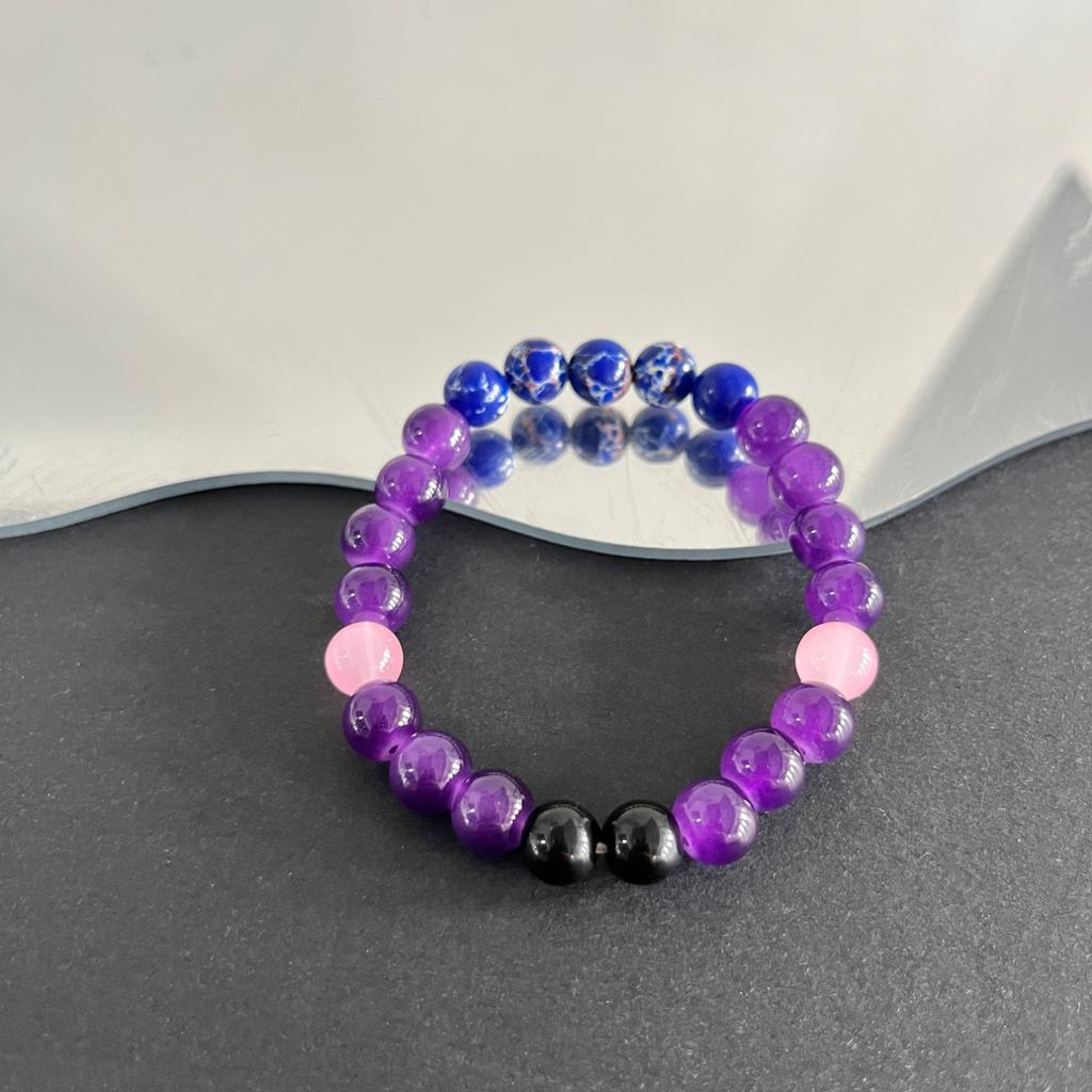 1 шт. Браслет «Безмятежность» Браслет из бусин из камня яшмы мужской женский защита от бессонницы ювелирный браслет