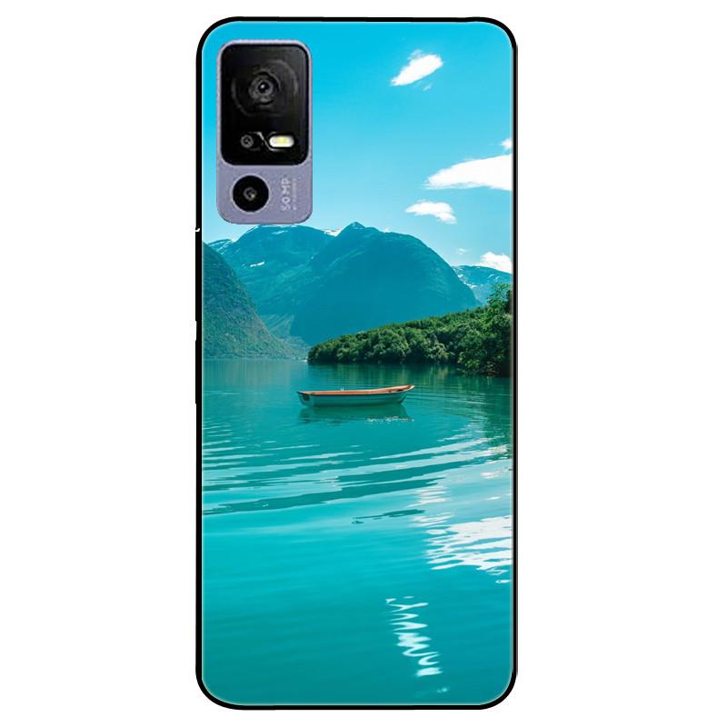 Capa For TCL 40 NxtPaper 5G 2023 Lion Cat Soft Case Silicone Black Covers For TCL 40 NxtPaper 5G 40 NxtPaper Coque Fusion Bumper