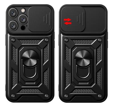 Для iPhone 15 Pro Max чехол противоударный бронированный слайдер камера защитные чехлы для телефонов для iPhone 15 Plus 15Pro кольцо держатель подставка чехол