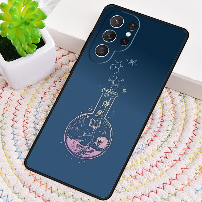 Научный чехол для телефона из ТПУ для Samsung Galaxy note 10 pro S26 S25 S24 S23 S22 Ultra Plus S21 FE S20 Ударопрочный чехол