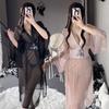 Sexy Pajamas for Women New Chinese Style Contrast Sexy Pajamas Women's Underwear Exotic Dress Women