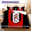Fulham F.C  Pattern Bedding Quilt Set Quilt Cover Pillowcase Home Decoration Birthday Gift (1 * duvet cover + 2 * pillowcase, without core)