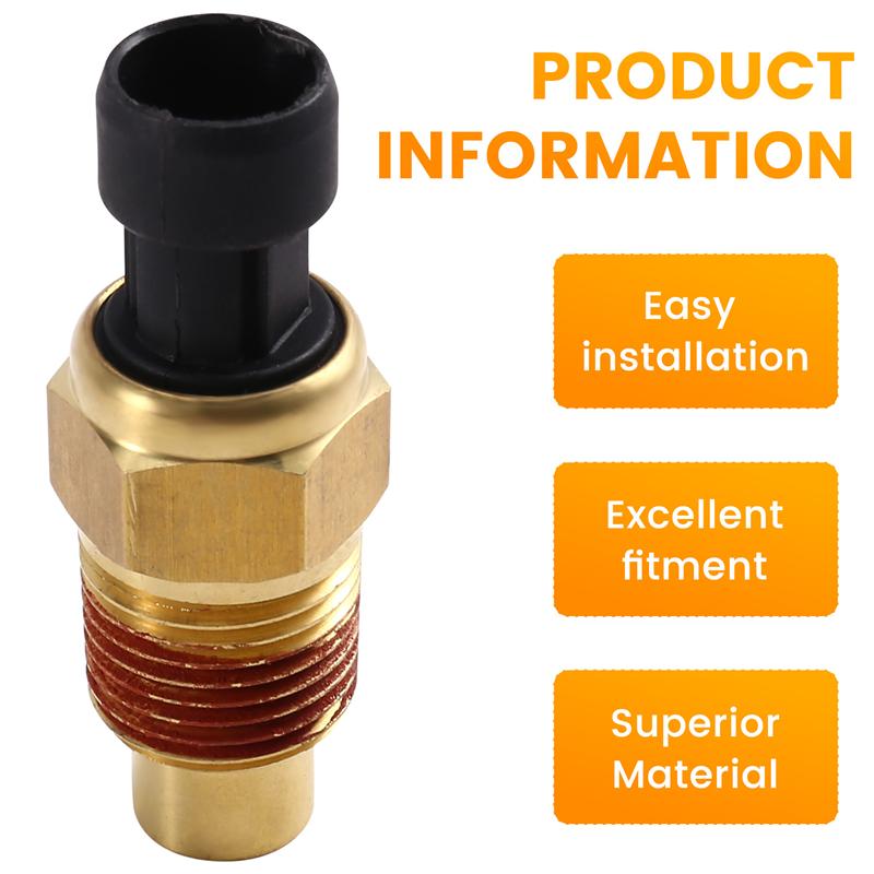 Excavator Temperature Sensor Part Number 87709775 F4BE0484C D601 For CASE Engine Fits Models WX145 WX165 WX185 WX210 WX240