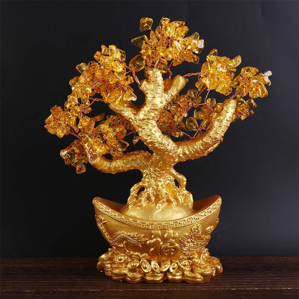 Living Room Good Fortune Desktop Ornaments Decorative Articles Money Tree Ornaments Fortune Tree
