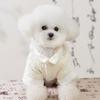 Dog Clothes Ink New Chinese Yorkshire Than Bear Velvet Autumn and Winter Overalls Pet Four-legged Cotton-padded Coat