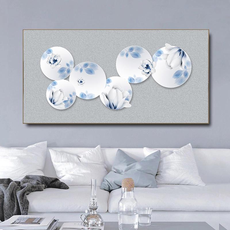 Красивая Пейзажная Живопись Красота и Белый Лебедь Гостиная Печать Холст Картина Маслом Декоративная Живопись Крыльцо