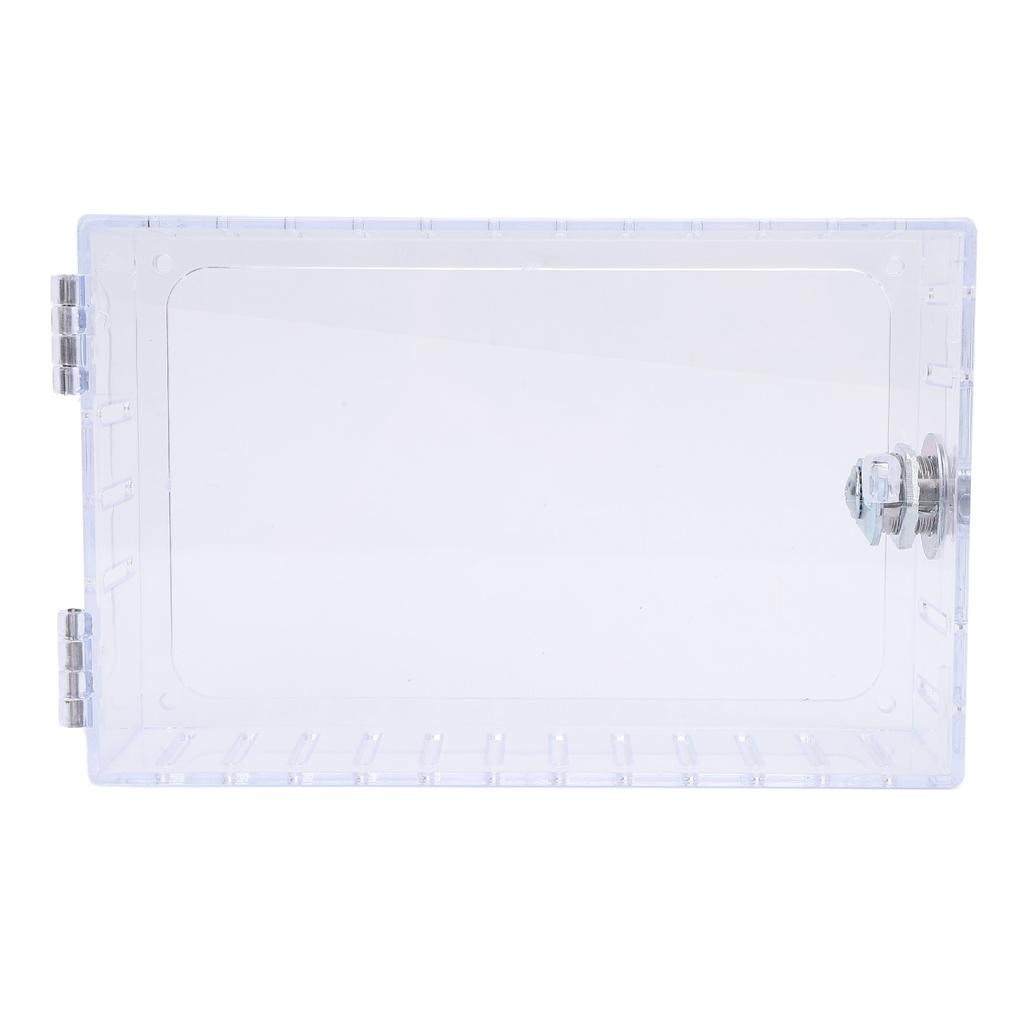 Прозрачная крышка для термостата с замком и защитой термостата с ключом. Подходит для термостатов размером 6,1x3,95x2 дюйма или меньше.