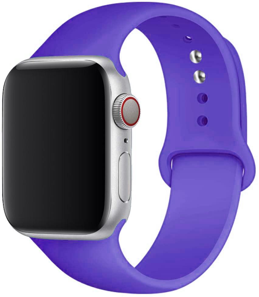 Silicone Strap For Apple Watch Band SE-10 42/46mm 44/45mm 38/40/41mm Bracelet Iwatch Serie 9 8 7 6 5 4 3 Ultra 2 49mm