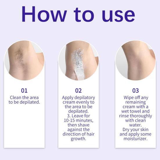1/2 шт. 150 г Крем для удаления волос Натуральный Нежный Быстродействующий Увлажняющий Для всего тела Руки Ноги Подмышки Лицо Удалитель волос Депиляторный крем
