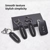 JOFT7 Carbon Fiber Keychain Gift Car Key Pendant Keyring For Citroen C5X e-C4 X e-C3 C4 C3 C5 Berlingo C-Elysee C-Crosser C1 C6 C2