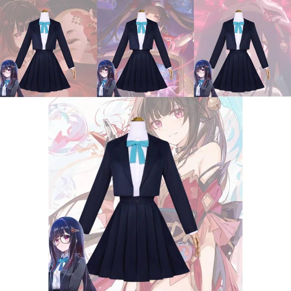 Милый костюм огненного цветка для косплея с аксессуарами и париком для игры, аниме, ролевой игры