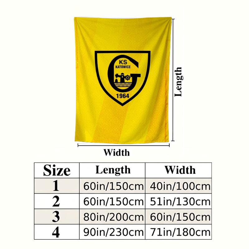 Gks Katowice Wall Tapestry Aesthetic Wall Hanging Printed Fabric Blanket Decorative Tapestries For Bedroom Living Room Home Decor