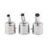 3pcs Heat Guns Nozzle Set 45 Degree Tip Angled Hot Air Guns Solder Accessories Nozzles for Accurate Heat Distribution