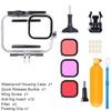 60M Waterproof Case for GoPro Hero 13 12 11 10 9 Underwater Diving Housing Dive Cover for Go Pro Hero 9 10 11 12 13 Accessories
