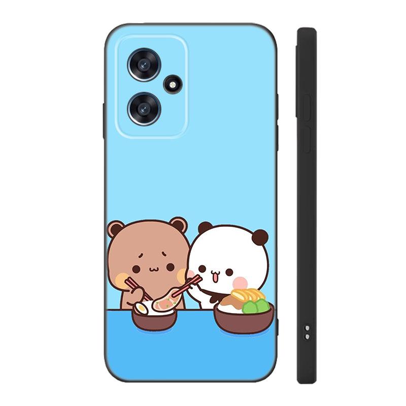 Cute BuBu DuDu Black Silicone Phone Case For Xiaomi POCO X3 X4 NFC F3 F4 GT F5 M3 M4 M6 X5 X6 Pro 5G C55 C65 M5