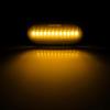 2x Black Lens Side Marker Indicator LED Repeater Light For Opel Vivaro Movano Dacia Duster Logan Nissan Kubistar Primastar X83