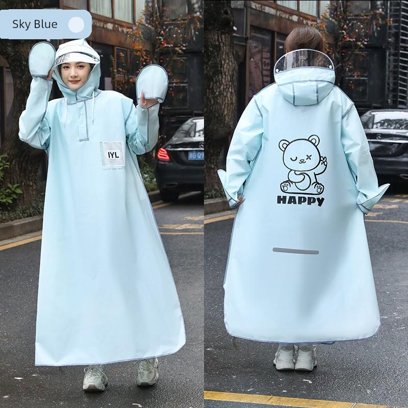 Raincoat for Women Riding Electric Bikes, Long Full-Body Storm-Proof Single-Person Detachable Battery Bicycle 2026 New Model Rain Poncho