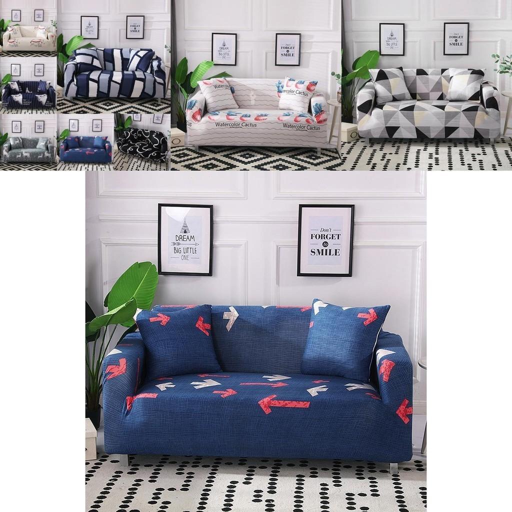 Роскошный эластичный чехол с геометрическим дизайном для диванов на 1-4 посадочных места Идеальная посадка