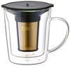 Cores Gold Filter Double Wall Mug C412 300ml Freshly Ground Keeps Hot or No Brewing Equipment Required Coffee, Tea, Cold,