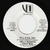7-дюймовая пластинка DELLY RANKS & VOICEMAIL / MOOSE (30 - Tell A Gal Seh / Frontline/Version NONE V1 Records 2004 Ямайка Регги, Ска и Даб Б/у
