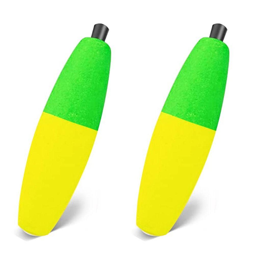 Far Throw Bicolor Cigar Floating Location Foam Fishing Float Fishing Corks Bobbers Fishing