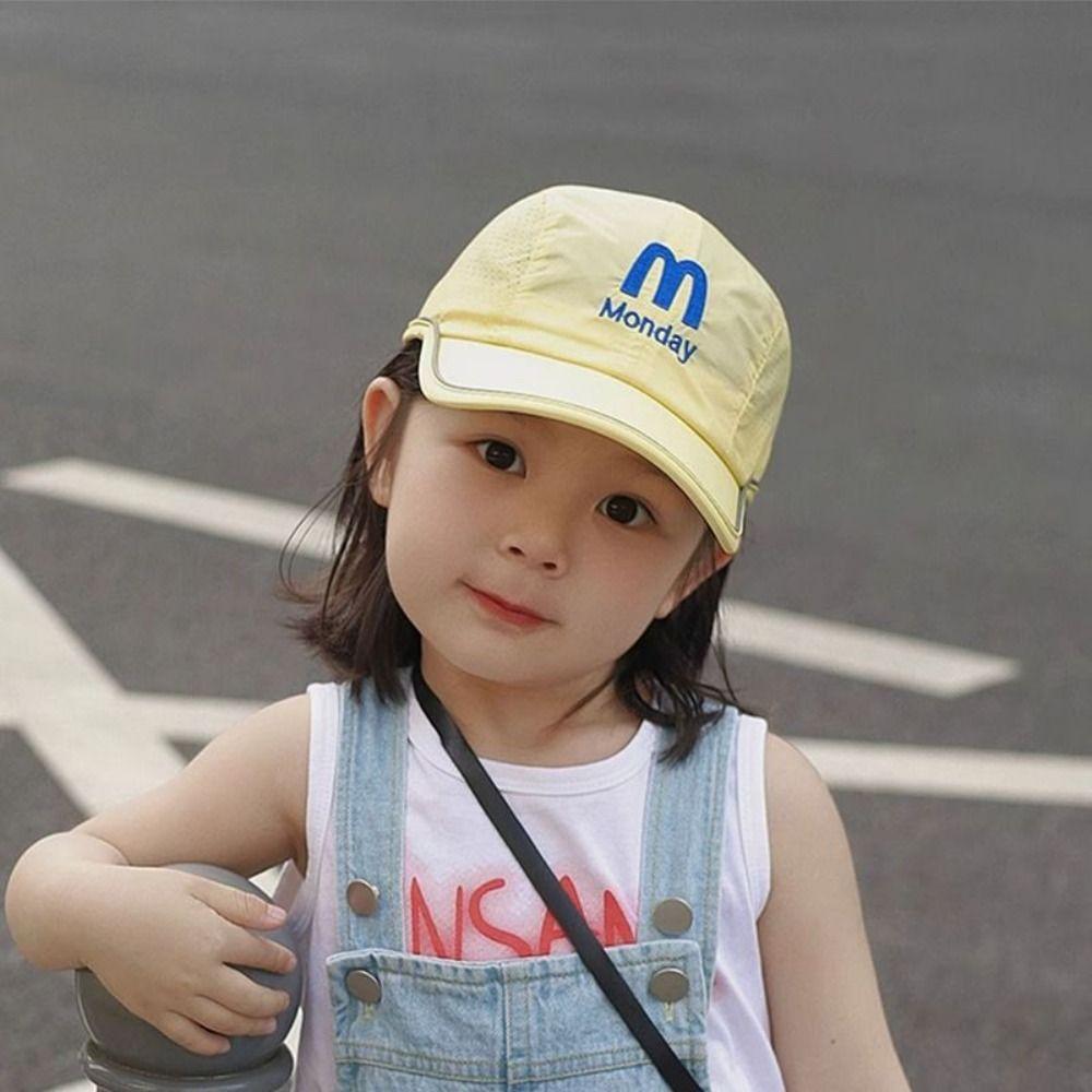 Summer Children Peaked Hat Quick Dry Sun Protection Cap Korean Baby Baseball Cap Kids