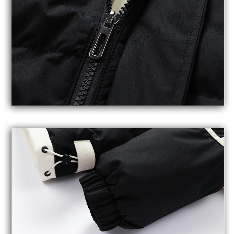 Толстые теплые зимние куртки мужские повседневные ветрозащитные куртки стеганые пальто пуховые парки с капюшоном Harajuku верхняя одежда мужская одежда