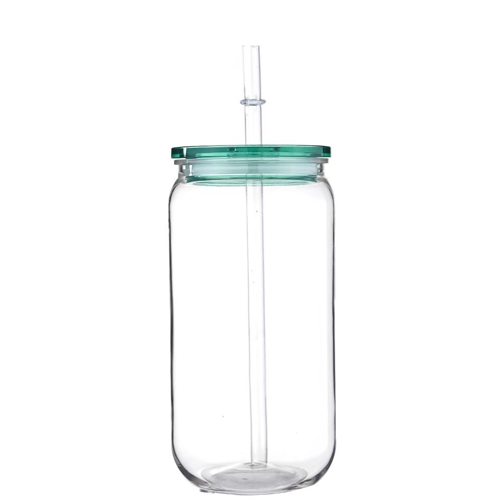 Прозрачный пластиковый стакан с цветной крышкой поставляется с соломинкой и крышкой для стакана. Можно использовать для молока, кофе, защищен от проливания. 16 унций