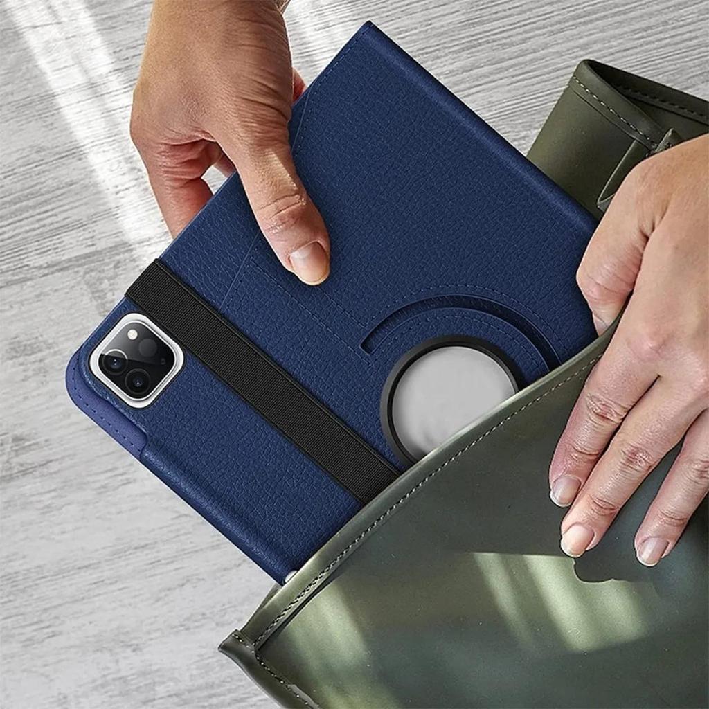 Вращение на 360 градусов для iPad Air11 2024 Air13 ipad pro 11 2020 2021 2022 2024 Ipad pro 12.9 Pro 13 2024 Кожаная подставка Чехол для планшета